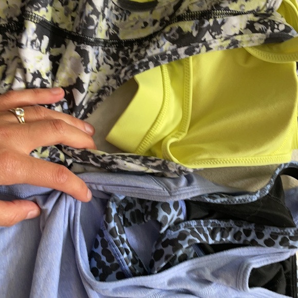 Lululemon racerback tanks. built-in sports bra. 6 - Picture 4 of 8